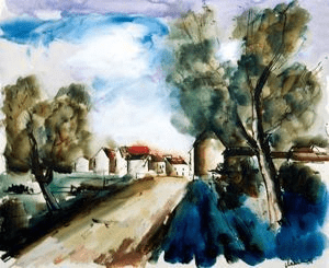 Maurice Vlaminck: The Road Approaching the Village