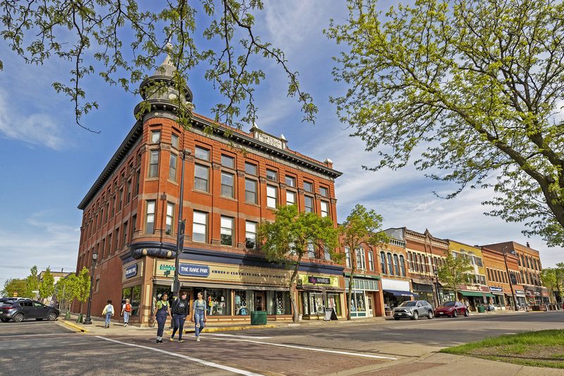 Historic downtown Northfield, Minnesota