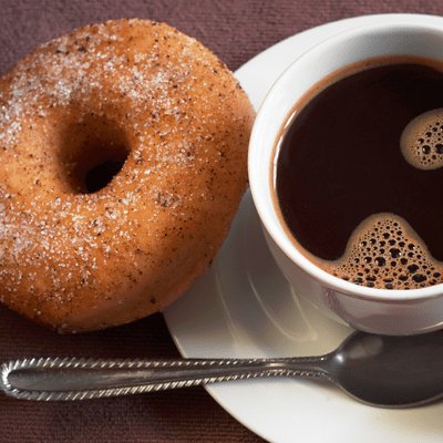 coffee and donut