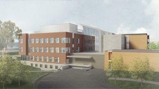 Science Facility Rendering - East Facace