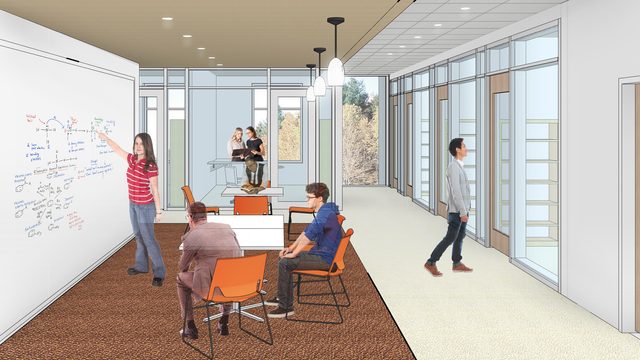 Science Facility Rendering - Collaborative Space