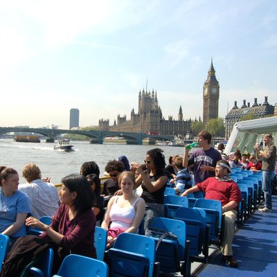 Thames Boat Trip with London Program Students