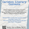 Submit your work to Carleton's Literary Prizes