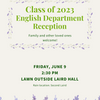 English Department Reception - Class of 2023