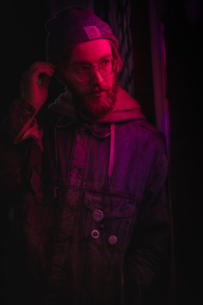 man with glasses