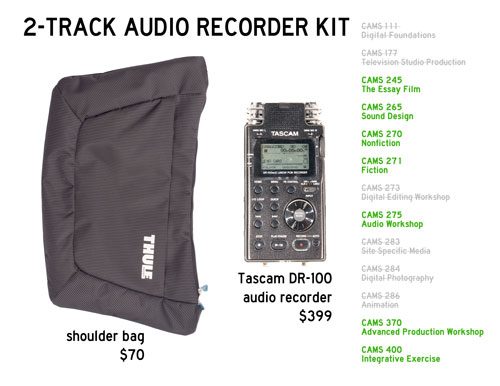 Tascam DR-100 two-track audio recorder