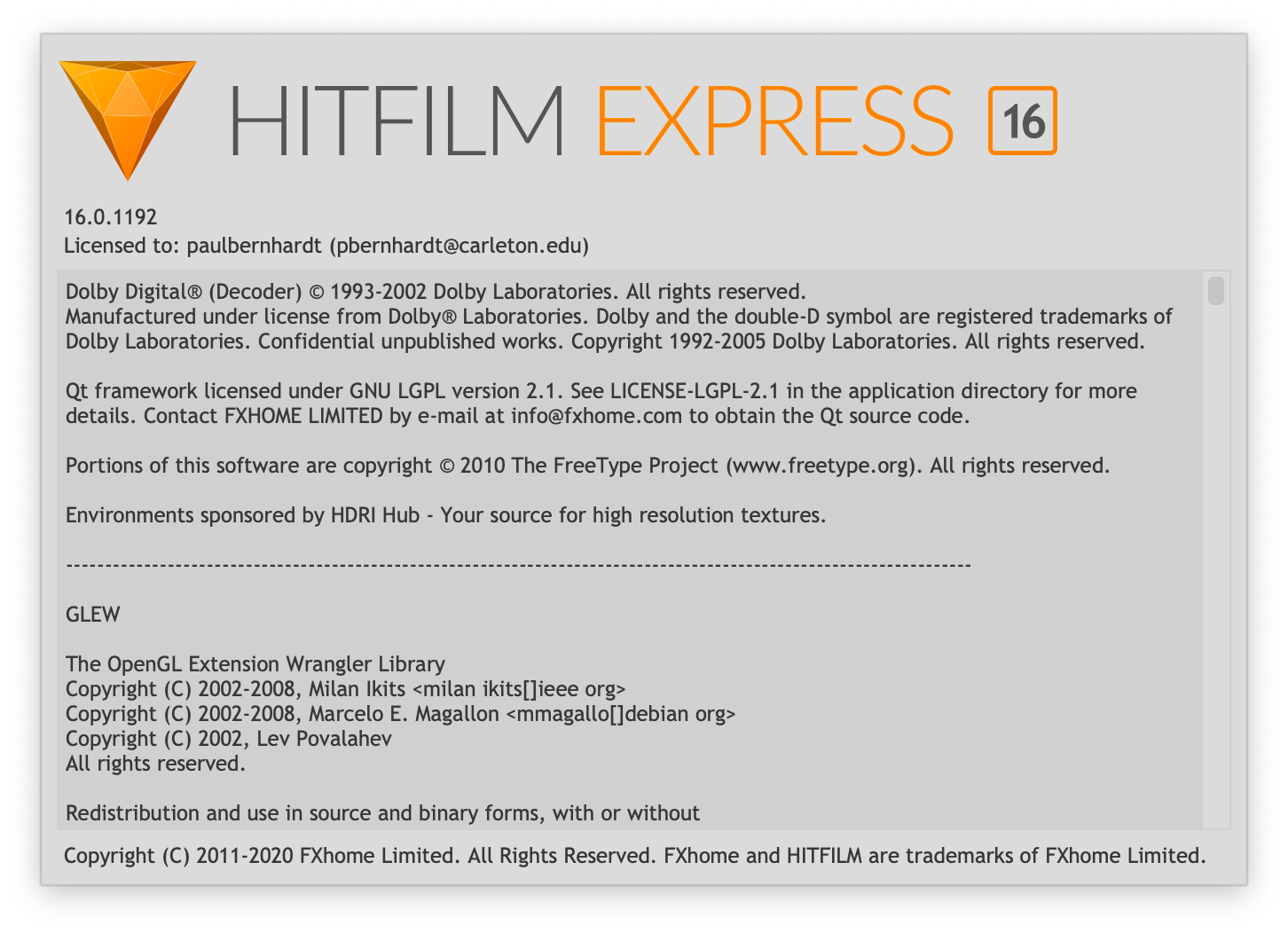 add text in hitfilm express